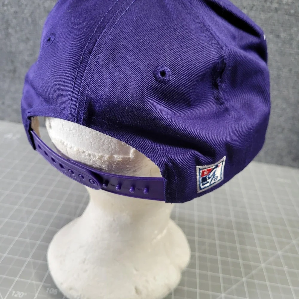 Vintage LSU‎ Tigers Hat SnapBack Purple The Game Louisiana State Cap Taiwan 90s